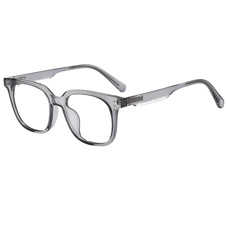 Armações flexíveis de vidros quadrados transparentes TR90